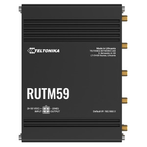 Teltonika RUTM59 Ultra-High Speed Smart Router for IoT Applications, Dual SIM, 5 Gigabit Ethernet